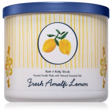 Bath & Body Works Fresh Amalfi Lemon lumânare parfumată de firma original