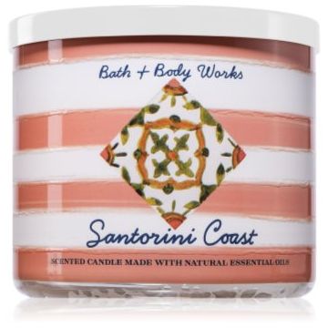 Bath & Body Works Santorini Coast lumânare parfumată de firma original