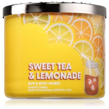 Bath & Body Works Sweet Tea & Lemonade lumânare parfumată ieftin