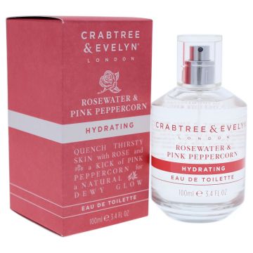 Crabtree & Evelyn Rosewater & Pink Peppercorn, Apa de toaleta, Femei (Gramaj: 100 ml) de firma original