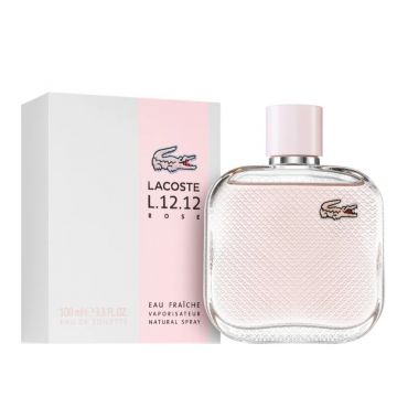 Lacoste L.12.12 Rose Eau Fraiche, Apa de Parfum, Femei (Gramaj: 100 ml Tester)