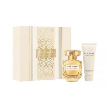 Set Elie Saab Le Parfum Lumiere pentru Femei: Apa de Parfum 50 ml + Lotiune de Corp 75 ml de firma original