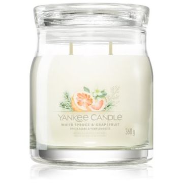 Yankee Candle White Spruce & Grapefruit lumânare parfumată de firma original