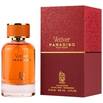 Apa de Parfum pentru Barbati - Nylaa EDP Vetiver Paradiso, 100 ml