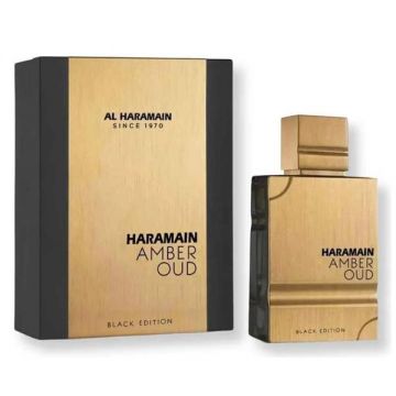 Apa de Parfum Unisex - Al Haramain EDP Amber Oud Black Edition Spray, 100 ml