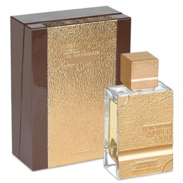 Apa de Parfum Unisex - Al Haramain EDP Amber Oud Gold 999.9 Dubai Edition Extrait, 75 ml de firma original