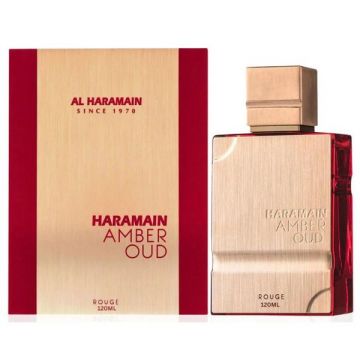 Apa de Parfum Unisex - Al Haramain EDP Amber Oud Rouge Edition Spray, 120 ml de firma original