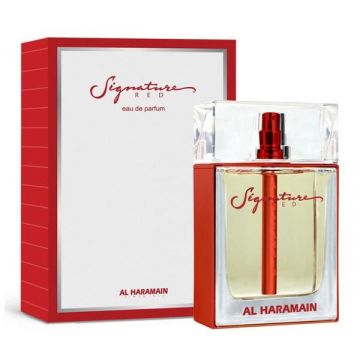 Apa de Parfum Unisex - Al Haramain EDP Signature Red Spray, 100 ml de firma original