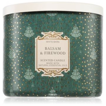 Bath & Body Works Balsam & Firewood lumânare parfumată