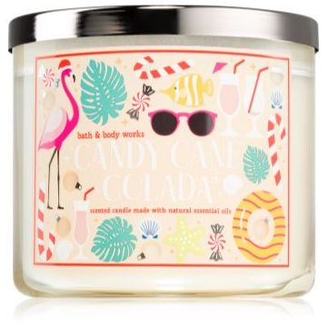 Bath & Body Works Candy Cane Colada lumânare parfumată