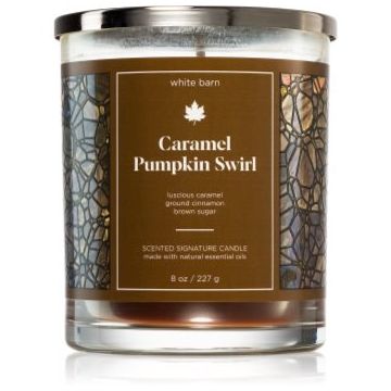 Bath & Body Works Caramel Pumpkin Swirl lumânare parfumată de firma original