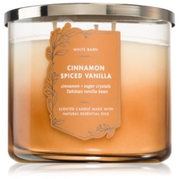 Bath & Body Works Cinnamon Spiced Vanilla lumânare parfumată