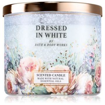 Bath & Body Works Dressed in White lumânare parfumată ieftin