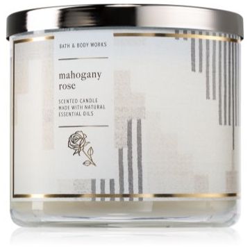 Bath & Body Works Mahogany Rose lumânare parfumată