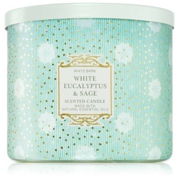 Bath & Body Works White Eucalyptus & Sage lumânare parfumată