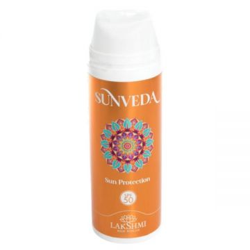 Crema cu Ulei de Migdale pentru Protectie Solara - Lakshmi Sunveda Sun Protection SPF 50, 150 ml