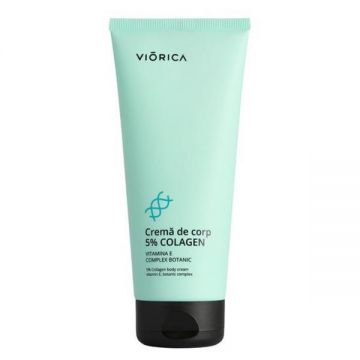 Crema de Corp cu 5% Colagen, Viorica, 200 ml ieftina