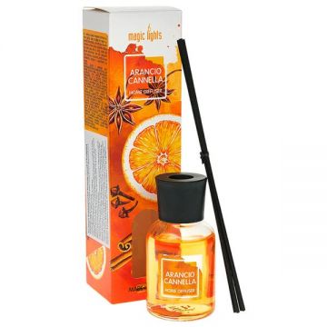 Difuzor Ambiental cu Parfum de Portocala si Scortisoara 19264 - Arancio Cannella Home Diffuser, Magic Lights, 50 ml ieftin