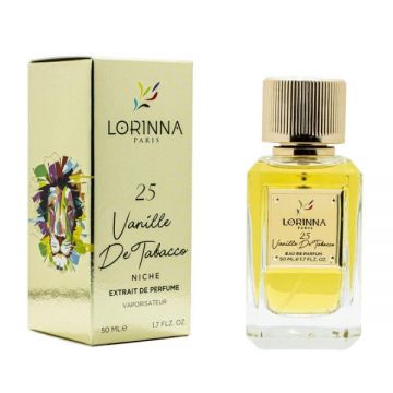 Extract de Parfum Unisex - Lorinna Paris Vanille De Tobacco, Nr.25, 50 ml