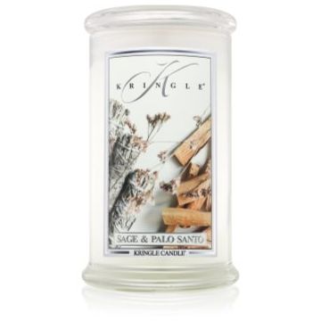 Kringle Candle Sage & Palo Santo lumânare parfumată de firma original