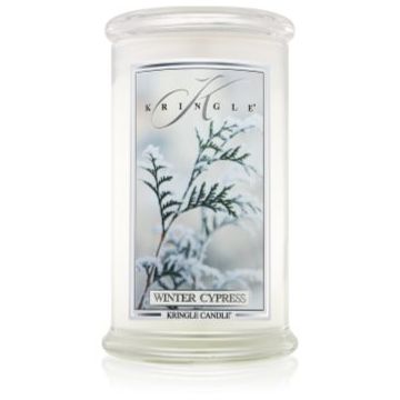 Kringle Candle Winter Cypress lumânare parfumată