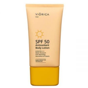 Lotiune de Protectie Solara Antioxidanta Spf 50, Viorica Solar, 150 ml