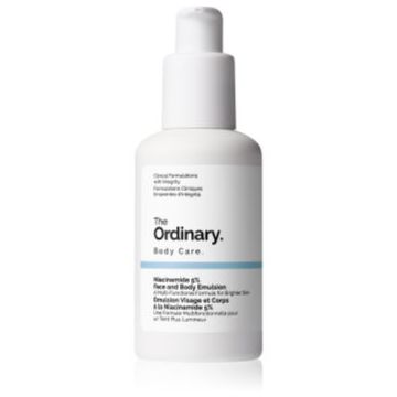 The Ordinary Niacinamide 5% Face & Body Emulsion emulsie hidratantă lejeră impotriva petelor intunecate