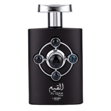 Apa de parfum Al Qiam Silver, Lattafa, Unisex - 100 ml