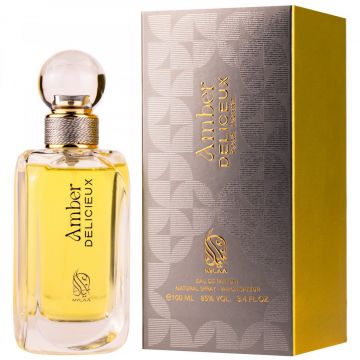 Apa de parfum Amber Delicieux, Nylaa, Femei - 100 ml