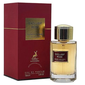 Apa de parfum Exclusif Rose Collection, Maison Alhambra, Barbati - 100 ml