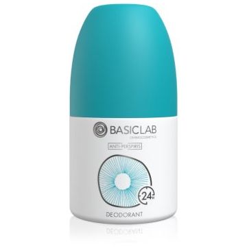 BasicLab Dermocosmetics Anti-Perspiris Deodorant roll-on cu protectie 24h ieftin