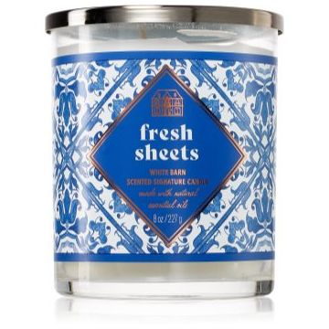 Bath & Body Works Fresh Sheets lumânare parfumată