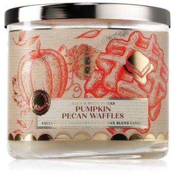 Bath & Body Works Pumpkin Pecan Waffles lumânare parfumată