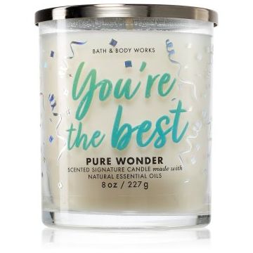 Bath & Body Works Pure Wonder lumânare parfumată