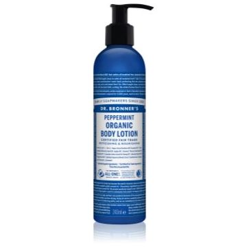 Dr. Bronner’s Peppermint lotiune de corp racoritoare cu efect de hidratare