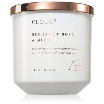 DW Home Cloud 9 Bergamot Rose & Musk lumânare parfumată