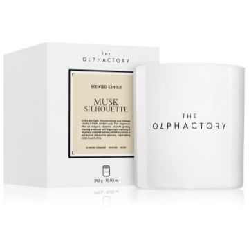 Ambientair The Olphactory White Insignia Musk Silhouette lumânare parfumată