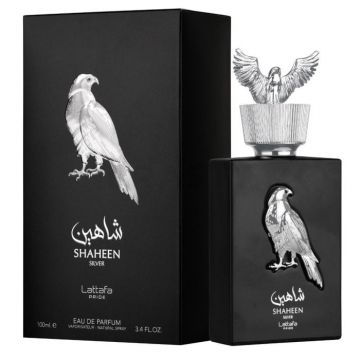 Apa de parfum Al Shaheen Silver, Lattafa, Unisex - 100 ml