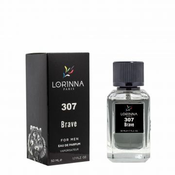 Apa de parfum Lorinna Brave, no.307, Lorinna Paris, Barbati - 50 ml la reducere