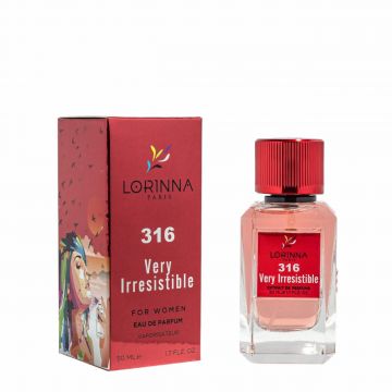 Apa de parfum Lorinna Very Irresistible, no.316, Lorinna Paris, Femei - 50 ml la reducere