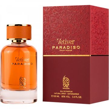 Apa de parfum Vetiver Paradiso, Nylaa, Barbati - 100 ml