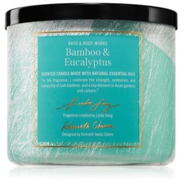 Bath & Body Works Bamboo & Eucalyptus lumânare parfumată