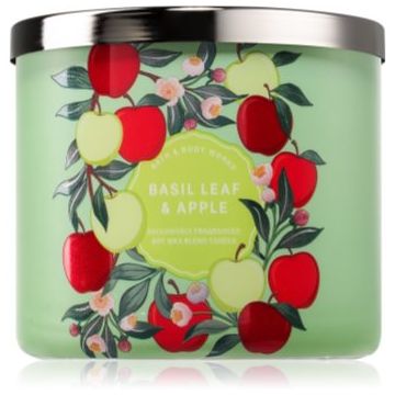 Bath & Body Works Basil Leaf & Apple lumânare parfumată