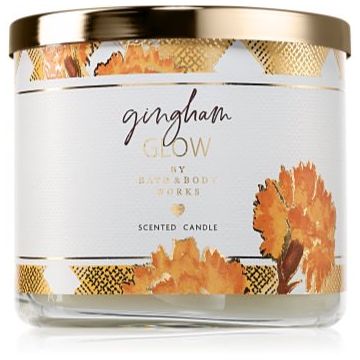 Bath & Body Works Gingham Glow lumânare parfumată