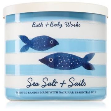 Bath & Body Works Sea Salt & Sails lumânare parfumată