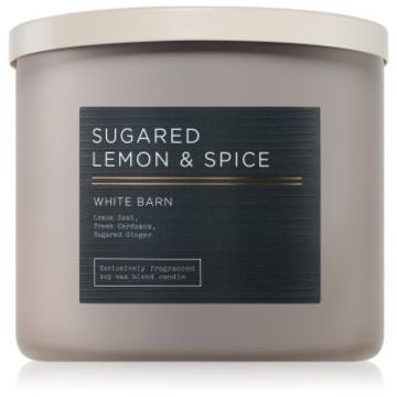 Bath & Body Works Sugared Lemon & Spice lumânare parfumată