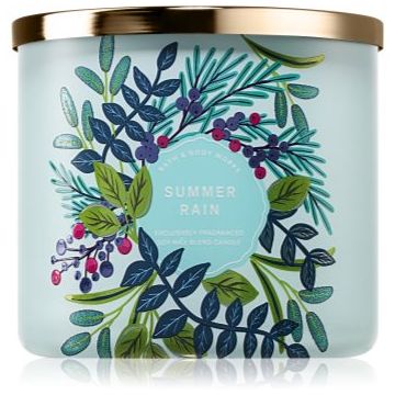 Bath & Body Works Summer Rain lumânare parfumată