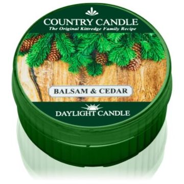 Country Candle Balsam & Cedar lumânare