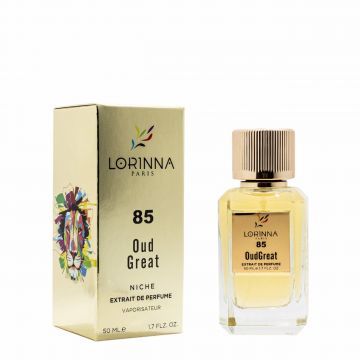 Extract de parfum Lorinna Oud Great, no.85, Lorinna Paris, Unisex - 50 ml de firma original