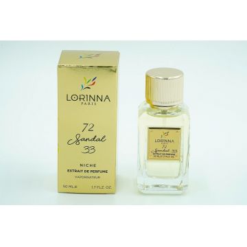 Extract de parfum Lorinna Sandal 33, Lorinna Paris, Unisex - 50 ml